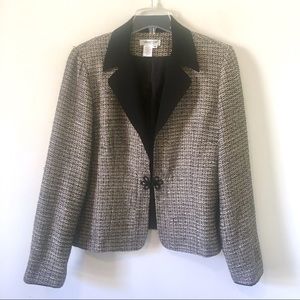 COLDWATER CREEK Tweed Jacket Blazer Coat Size 14